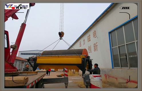 小型磁选机工作视频，河北小型磁选机工作视频_河北小型磁选机工作视频磁场一般为多少_磁块如何排列